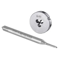 Burkit No 0-80 UNF Tap and Die Set Right Hand