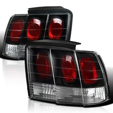 Black Tail Lights 1999-2004 Ford Mustang Left Right Pair Assembly