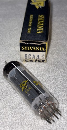 1 NOS NIB Sylvania 6CA4 aka EZ81 Vacuum Tube - Rectifier TV7 Tested | eBay