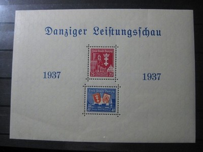 DANZIG GDANSK Mi. #Block 3 scarce mint MNH stamp sheet! CV $167.50