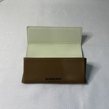 Burberry London England Glasses Case Used But Excellent Condition Tan Leather