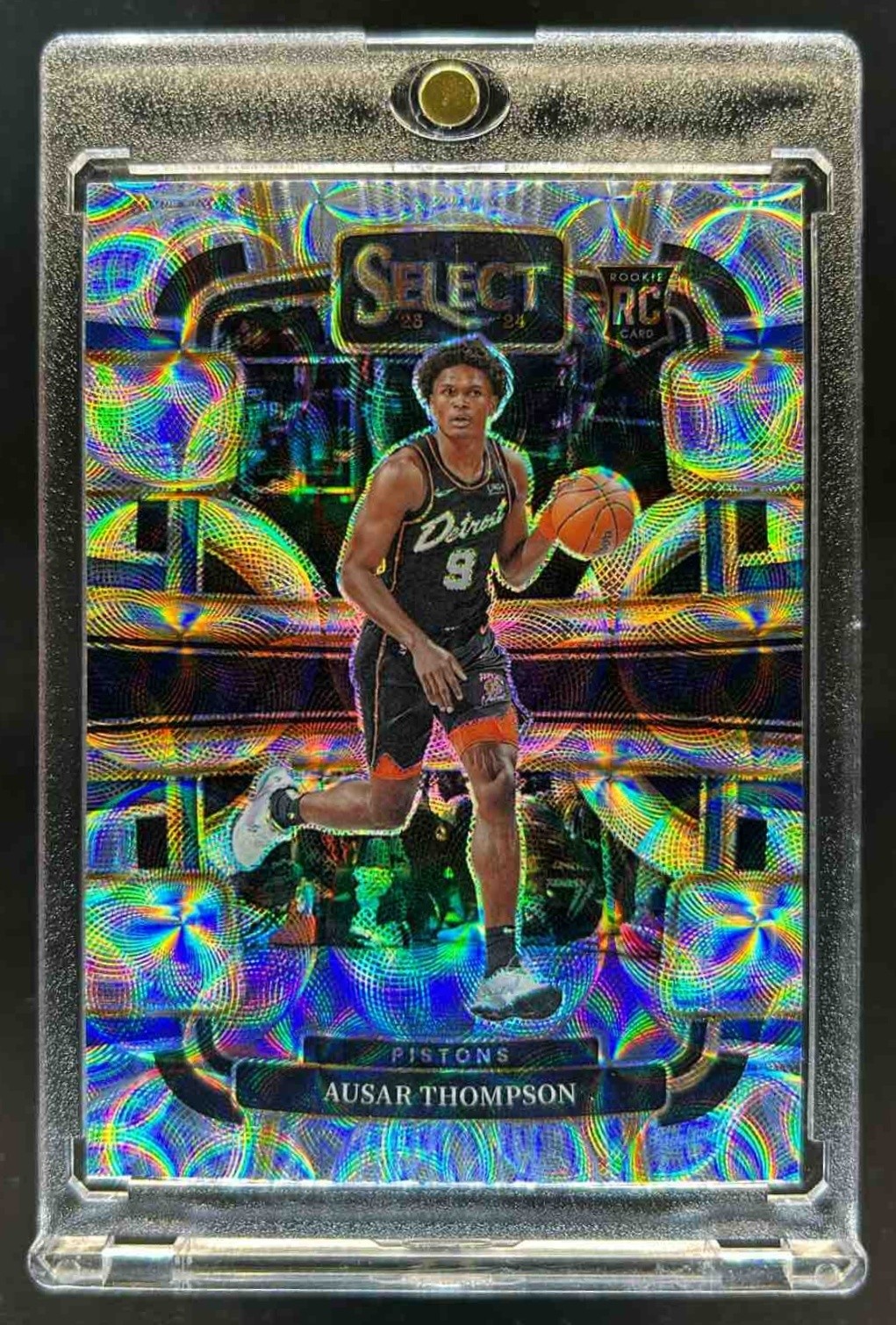 2023-24 Select Ausar Thompson RC Scope Prizm Concourse #95 Pistons