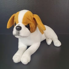 Stuffins St. Bernard Plush Laying 10" Stuffed Animal 1997