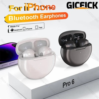 2025 Original TWS Air Pro 6 Pods Kopfhörer Headset Iphone apple Android IOS