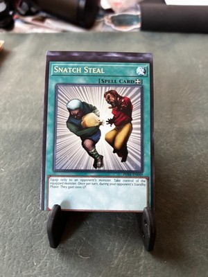 Yugioh Snatch Steal PHRE-EN049 Miscut Misprint Error Copy B