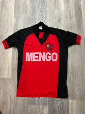 Vintage 1970s CR Flamengo Mengo Soccer Jersey Brazil Ronaldinho Size L