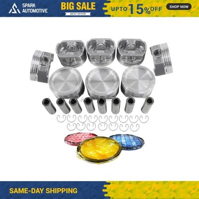 Pistons w/ Rings fit Fits 2000-2011 Ford 4.6L V8 SOHC 16V N/R