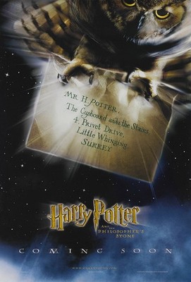 HARRY POTTER AND THE PHILOSOPHER'S STONE (2001) Original Rolled SS Movie Poster