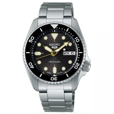 Seiko 5 Sports SKX Mid-Size SRPL79K1 Automatik Uhr schwarzes Zifferblatt