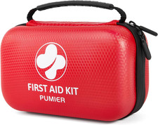 First Aid Kit for Car Home Travel Camping, 350Pcs Compact Waterproof Hard Case,