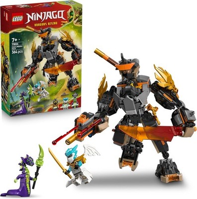 LEGO NINJAGO Coles Action-Mech und Drachen-Zane - Ninja Spielzeug für Jungen