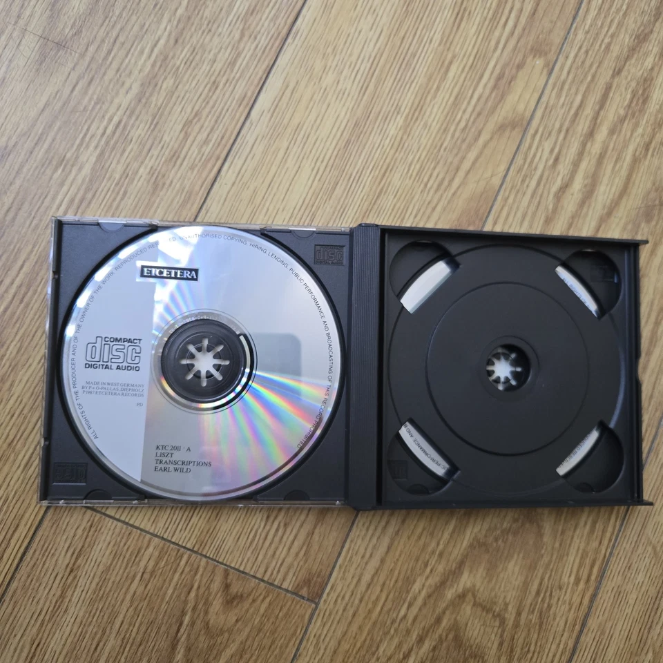 LISZT: TRANSCRIPTIONS & PARAPHRASES: EARL WILD (CD Etcetera 1987) CLASSICAL Foto 4 de 4