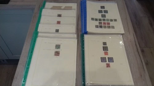 Stamp collection in 4 ring binder India and states Burma from QV onward & notes