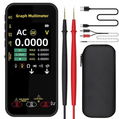 BSIDE Portable Digital Multimeter 20000 Word mV Voltmeter Rechargeable 3.2'' TFT