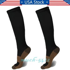 Compression Socks 20-30mmHg Graduated Support Men Women Sports Culf socks S-XXL