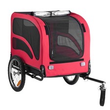 Uimoso Pet Bicycle Trailer Dog Cat Bike Carrier 100 lbs Water Resistant Steel