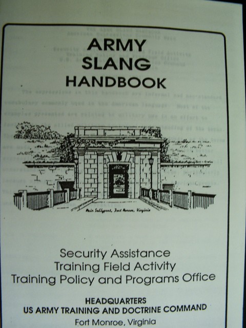 Group Of Two Different U.s. Army Military Slang Dictionaries | Ebay