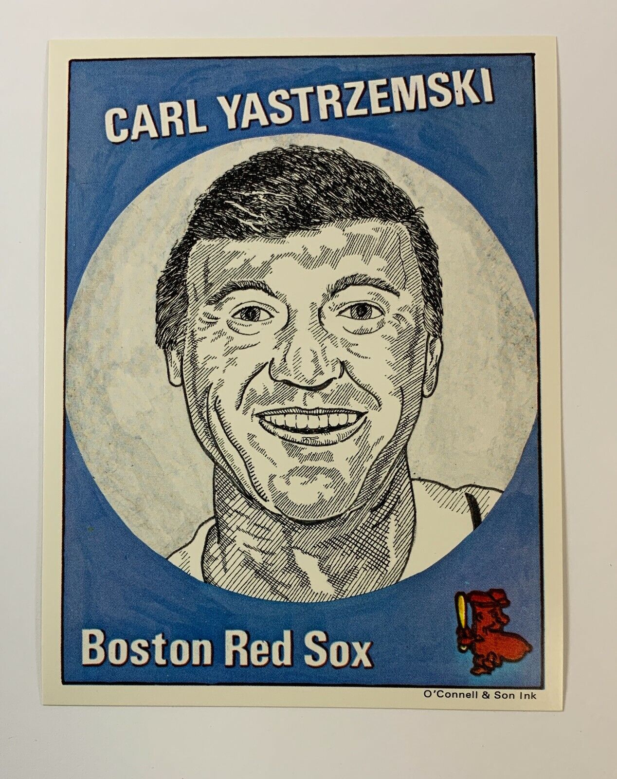1983 O'Connell & Son Ink Baseball Greats Carl Yastrzemski