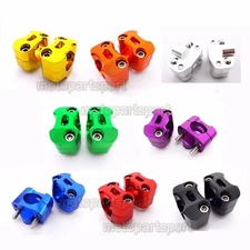 1 1/8" 28mm Fat CNC Handle Bar Risers Clamp Adapter For Pit Dirt Bike ATV Quad