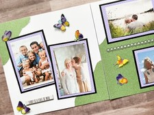 Family Scrapbook pages, Premade Family Pages, Family Scrapbook Layouts