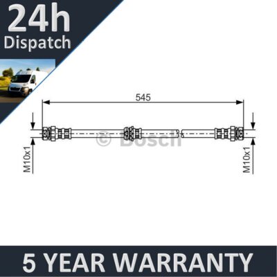 Fits VW Golf Scirocco Seat Leon Audi A3 Skoda Superb PV Front Brake Hose