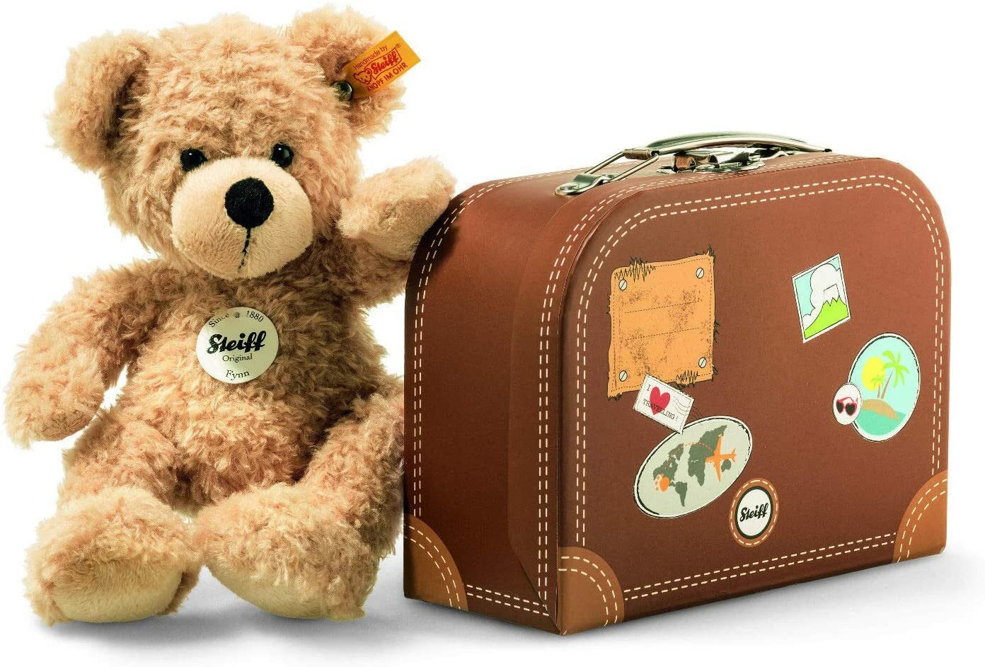 Steiff Fynn Teddy Bear in Suitcase (28cm)