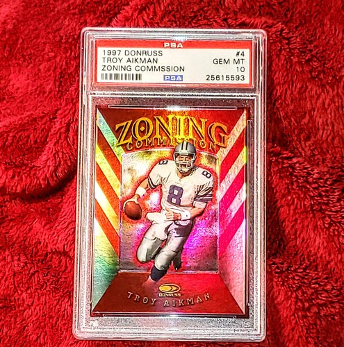 Troy Aikman #4 1997 Donruss card