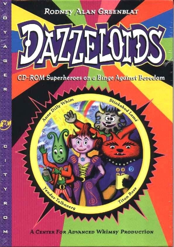 ダズロイド　完全日本語版　Dazzeloids　PCゲーム　CDROM　ロドニー Dazzeloids - Interactive original Voyager Collectible - Sealed CD