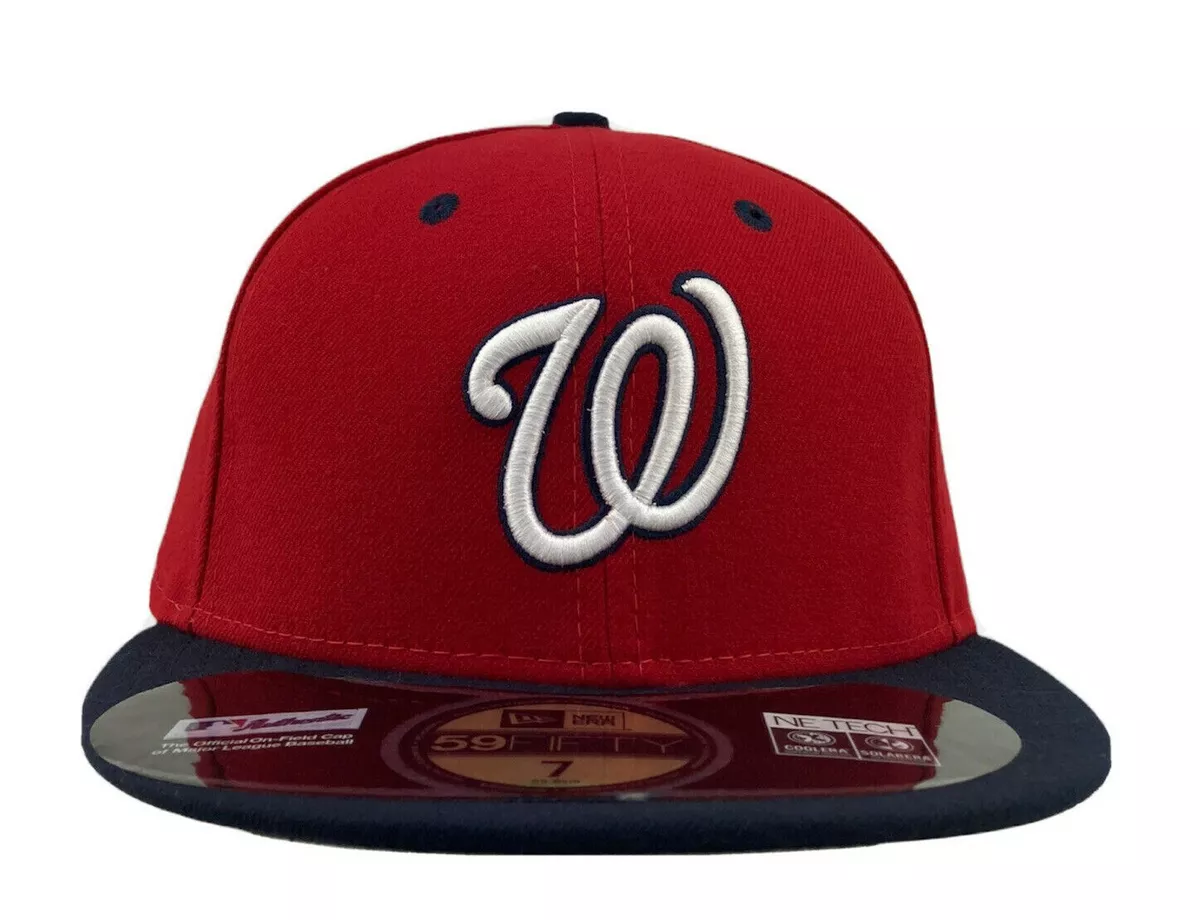 Numeriek vliegtuig berouw hebben Made in USA New Era On Field MLB Washington Nationals Fitted Hat/Cap 2Tone  | eBay