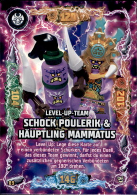 89 Level-Up-Team Schock PoulErik Mammatus LEGO Ninjago Serie NEXT LEVEL