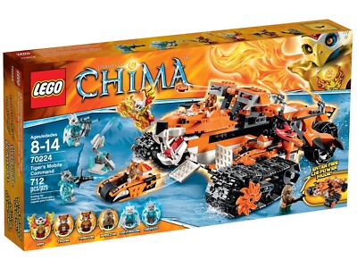 LEGO LEGENDS OF CHIMA: Tiger's Mobile Command 70224 + 70226