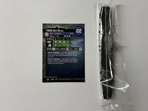 HMS Ark Royal Axis & Allies War at Sea Base Set #7/64 Rare UK Aircraft Carrier