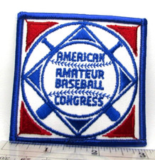 Vintage American Amateur Baseball Congress Jacket Patch AABC Adult League C