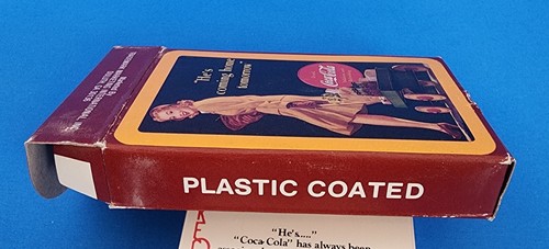 Vintage Coca Cola HAVE A COKE He' Coming Home Tomorrow Playing Cards - Bridge - Picture 3 of 11