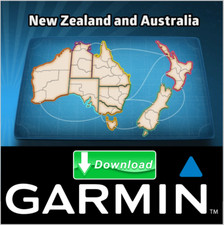 Australia NZ GPS ROAD Map 2026 for Garmin Devices - Download BYO MicroSD