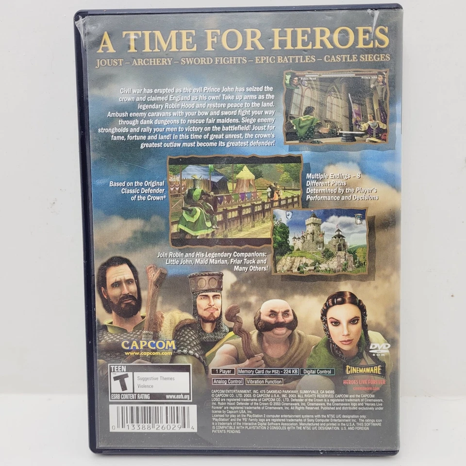 Robin Hood: Defender of the Crown PS2 (Sony PlayStation 2, 2003) - Image 2 of 4