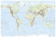 WORLD MAP POSTER I - EDUCATIONAL - HOT NEW 24X36