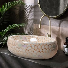 Bathroom Wash Basin Sink Ceramic Toilet Cabinet Countertop Vessel Vanity Sink