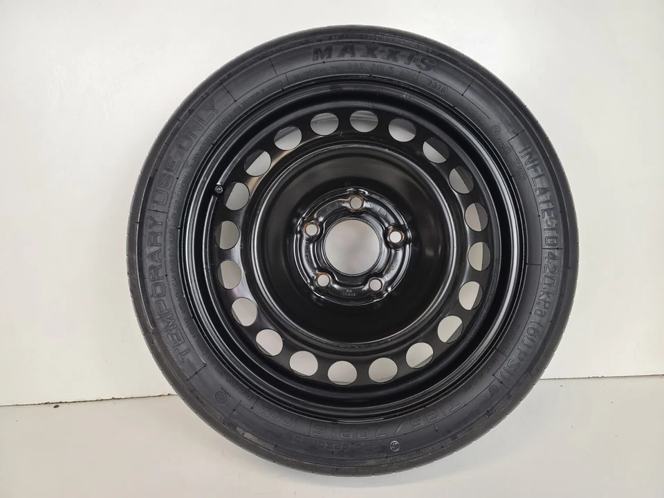 Spare Tire W Jack Kit 16" Fits 2023 2024 2025 Chevy Malibu Compact Donut - Image 3 of 4