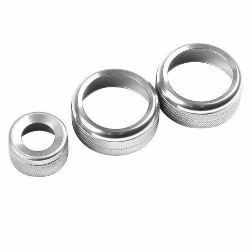 Anillo de interruptor de volumen de consola para BMW Serie 3 4 GT 2013-2019 aleación de aluminio plateado - Imagen 7 de 7