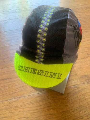 CHESINI Chesini Cycling Cap Made in Italy Rare! Original CHESINI Art - NEW - Picture 2 of 6