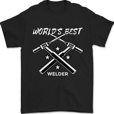 World's Best Welder Welding T-Shirt Gil dan 100% Baumwolle Crew Neck