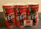 Vintage Coca Cola Collectable 6 Pack Tin Popcorn Storage Container 1998 SEALED