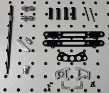 Vintage Kyosho Fantom / Plazma Parts Lot Hub, Pinion, Rear Shaft, Axle Mount NOS