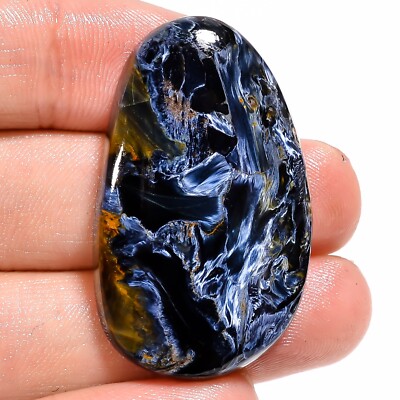 Grey PIETERSITE 56.35 CTS Natural Fancy Cabochon 24x40x6mm Loose Gemstones BC-63