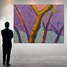 Mark Little Little Original￼￼￼, Painting 81” X 62” Extra Large,Abstract,Color XL