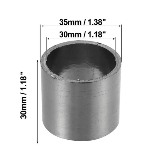 45mm ID 50mm OD 35mm 30mm Motorrad Auspuff Schalldämpfer Rohr Dichtung Universal - Picture 13 of 18