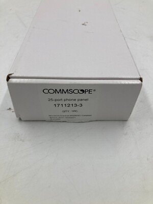COMMSCOPE 25-port phone panel 1711213-3