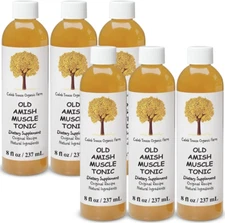 Caleb Treeze Old Amish Muscle Tonic (Formerly: Stops Leg and Foot Cramps) - 6 Pa
