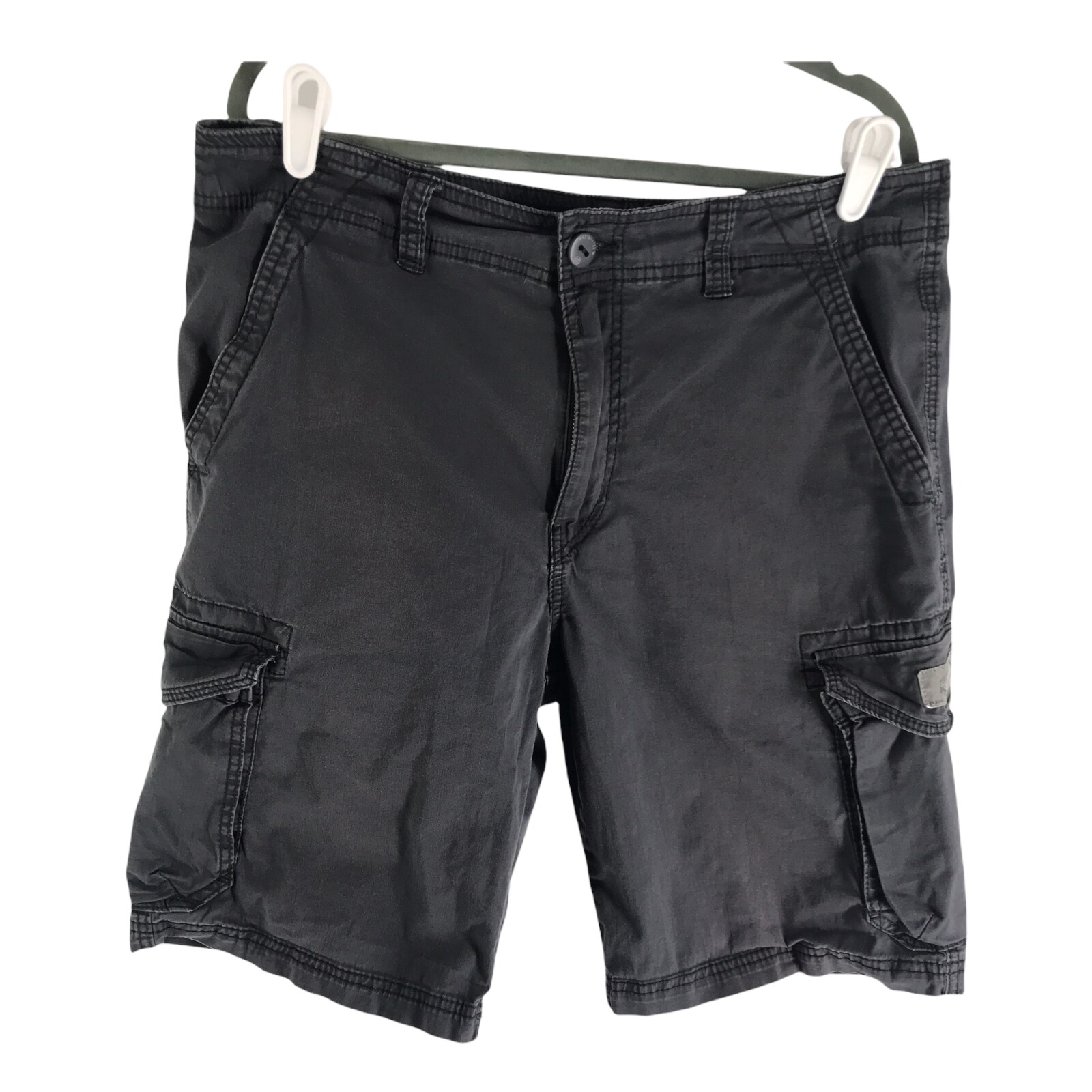 UnionBay Grey Cargo Shorts Hiking Men Size 34 Gem